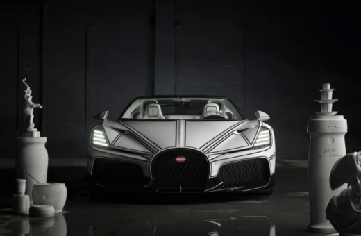 Bugatti-ის ექსკლუზიური მოდელი: ფაიფურით გაფორმებული W16 Mistral Blanc Éternel