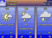 The Weather Channel ამინდის პროგნოზს ნოსტალგიურ RetroCast რეჟიმში აბრუნებს