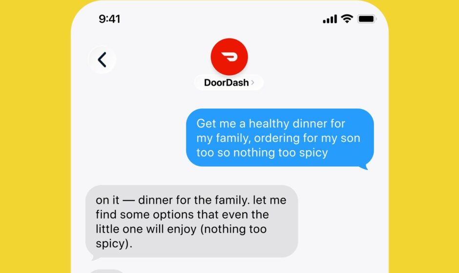 DoorDash-მა ახალი ხელოვნური ინტელექტის აგენტი გაუშვა, რომელიც შეკვეთას სმს-ით აკეთებს