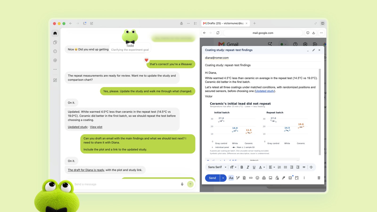OpenAI dots: scientist analysis use case