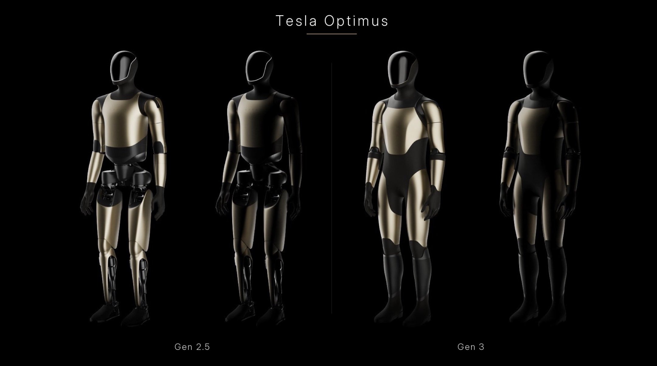Tesla Optimus Gen 3 vs Gen 2.5