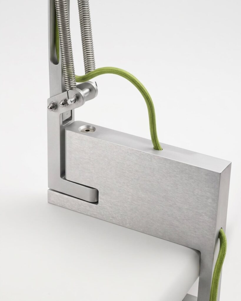Amir Shaham HS-03 clamp desk lamp with aluminum heatsinks