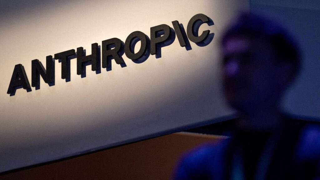 Anthropic logo at Dreamforce 2026 (Carlos Barria / Reuters via CNBC)
