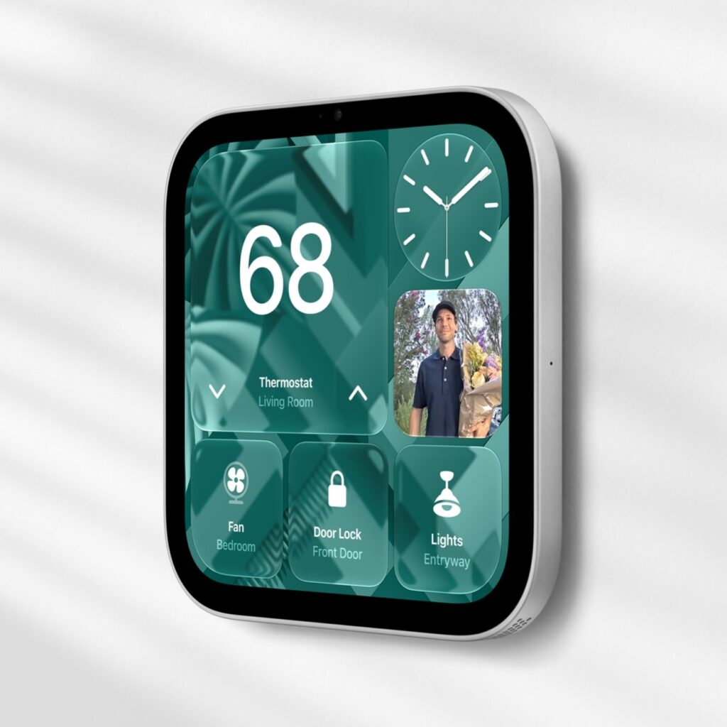 The wall-mounted HomeView model (Apple)