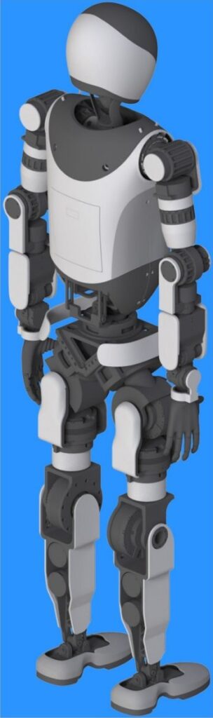 BYD humanoid robot design patent, perspective view (CNIPA)
