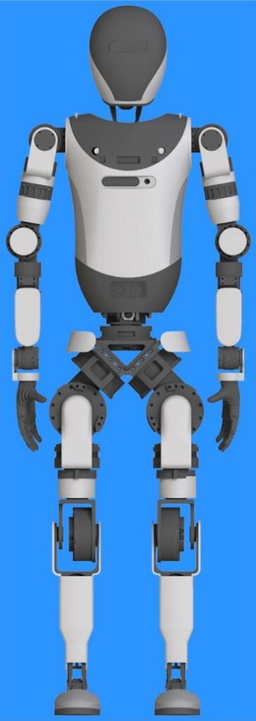 BYD humanoid robot design patent, front view (CNIPA)