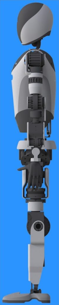 BYD humanoid robot design patent, side view (CNIPA)