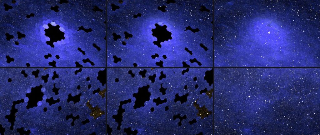 Cleaning glare from bright stars in UV observations (Anthropic)