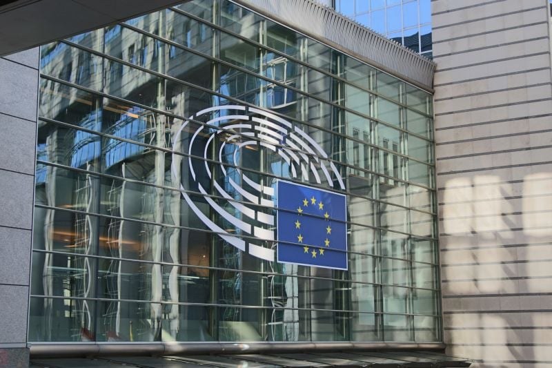European Union institutional imagery used with AI Act coverage (technology.org / Unsplash credit there)