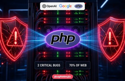 OpenAI-სა და Google-ის AI-მოდელებმა ვებსაიტების 70%-ის ძრავაში, PHP-ში, ორი საშიში ხარვეზი იპოვეს