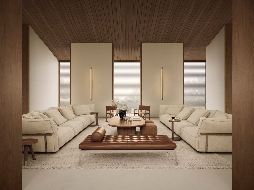 Flexform Camelot modular sofa by Antonio Citterio