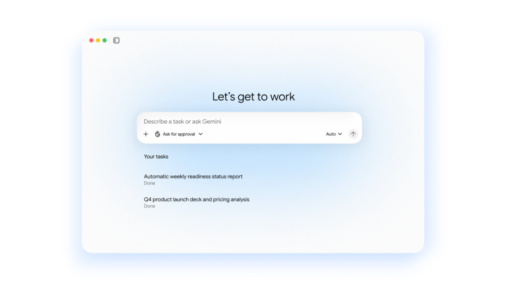 Gemini branding graphic from Google enterprise announcement