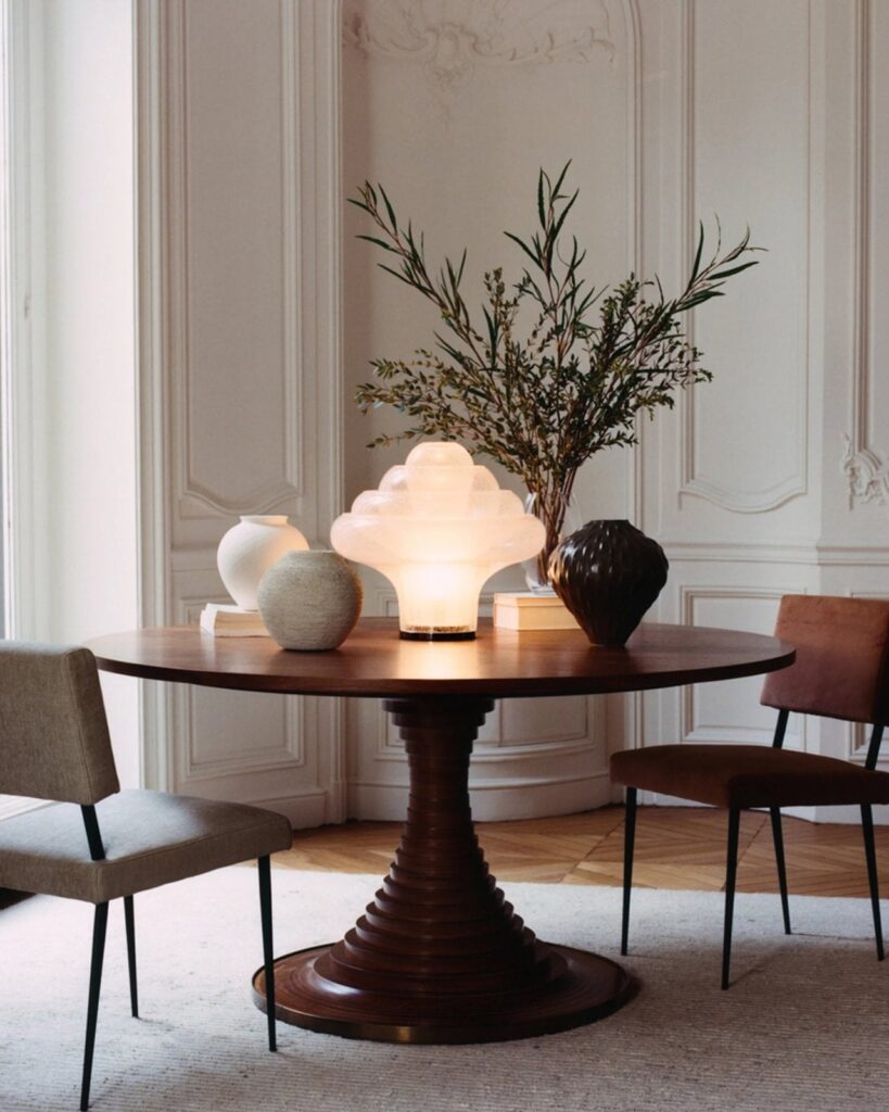 Gubi Lotus table lamp by Carlo Nason