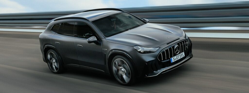 Mercedes-AMG GT SUV on a track (Mercedes-AMG)