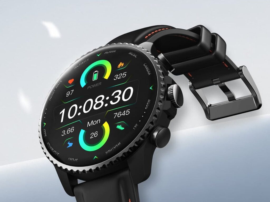 Mobvoi TicNote Watch with dedicated recording button