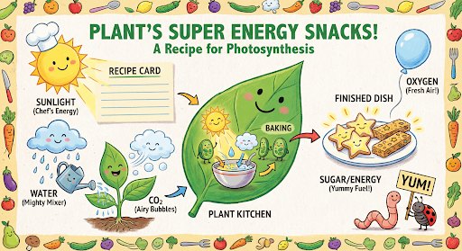 Photosynthesis infographic (EN) with Search grounding