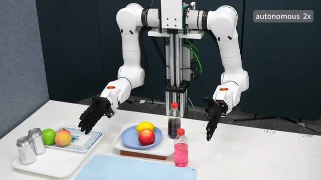 Natura-1 dual-arm robot sorting fruit (Nature Will)