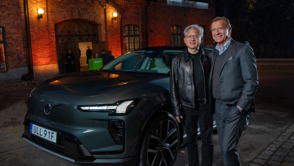 Volvo Cars press image for the expanded NVIDIA automated driving partnership (Volvo Cars)