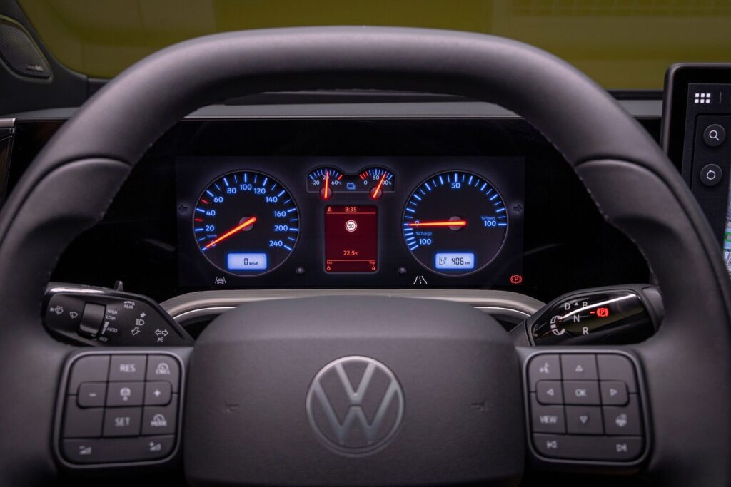 ID. Tiguan Retro display with Golf IV style dials