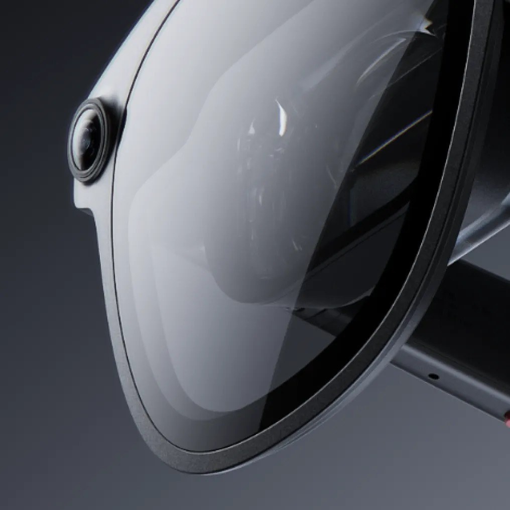 Xreal Aura glasses side view